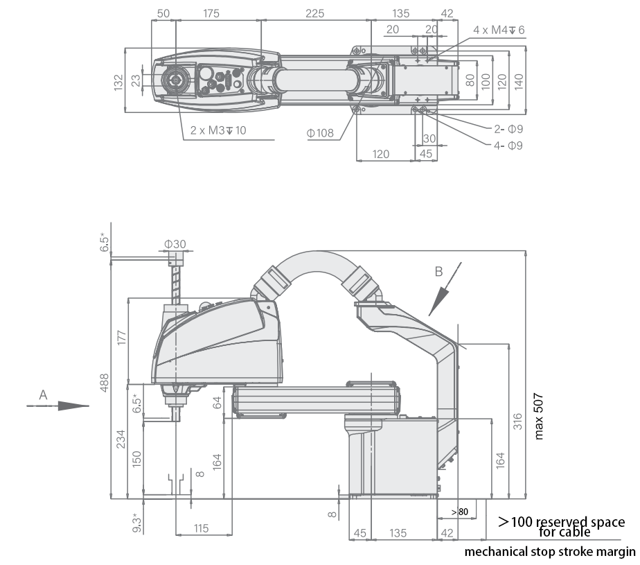 SCARA robotti EVS3-400H