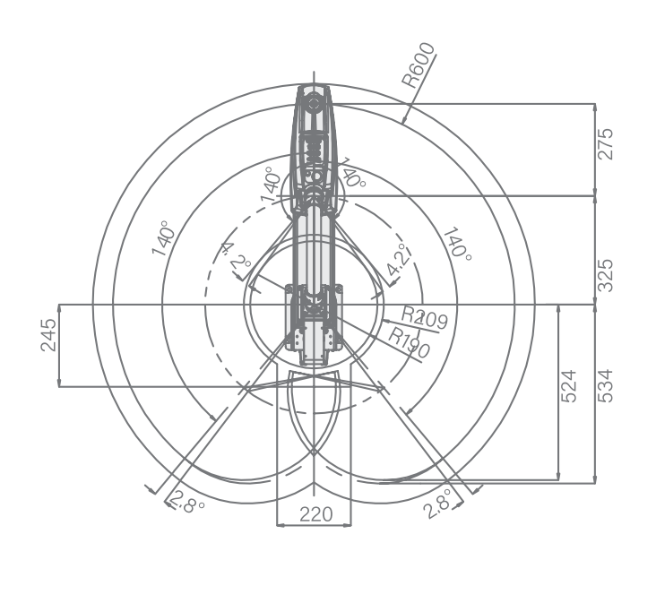 4축 스카라 로봇 EVS6-600H 2