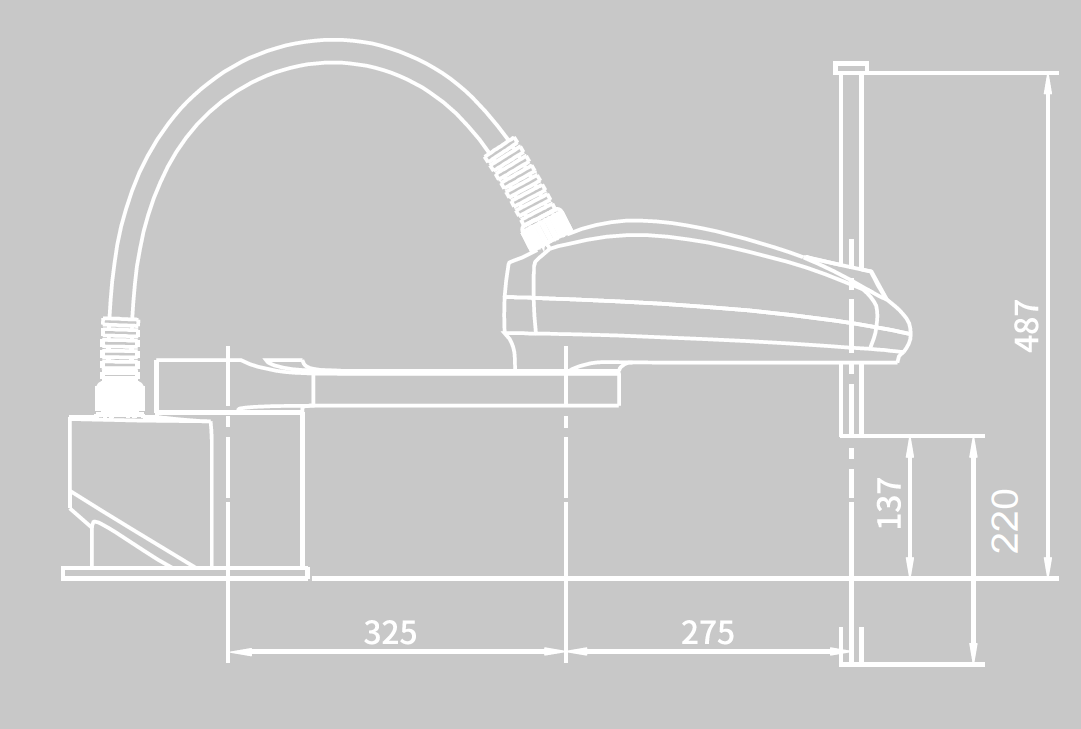 4 Axis Universal SCARA Robot Dimension Drawing