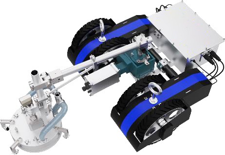 Wall-climbing Robot for Derusting/Cleaning/Painting of Ships and Tanks