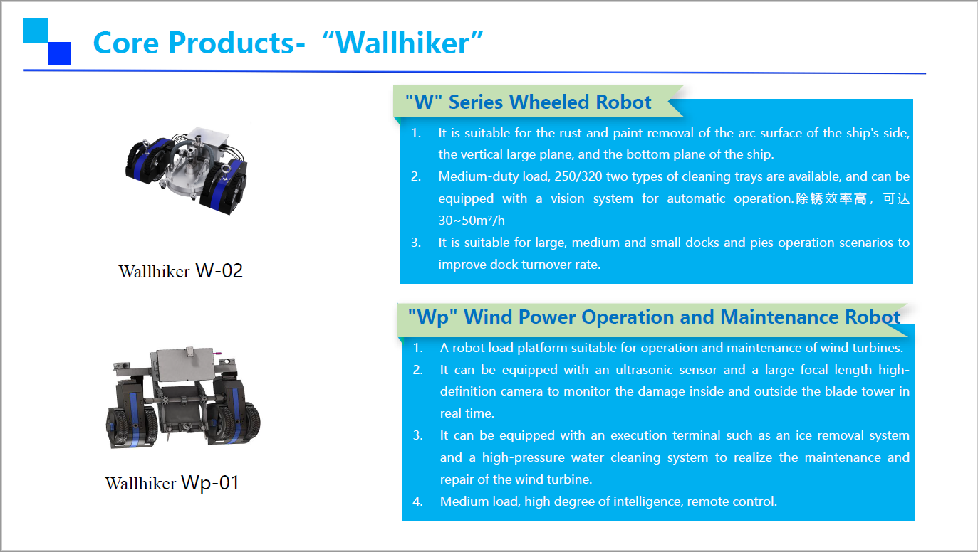 Väggklättringsrobot för avrostning