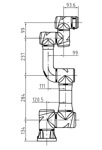 R3-063S Dimensions hors tout 1