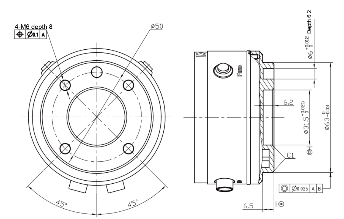 R3-063S Dimensions hors tout 2