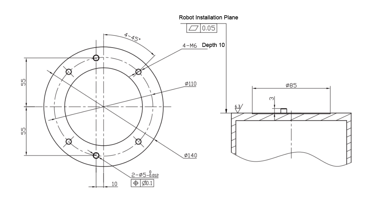 R3-063S Dimensions hors tout 4