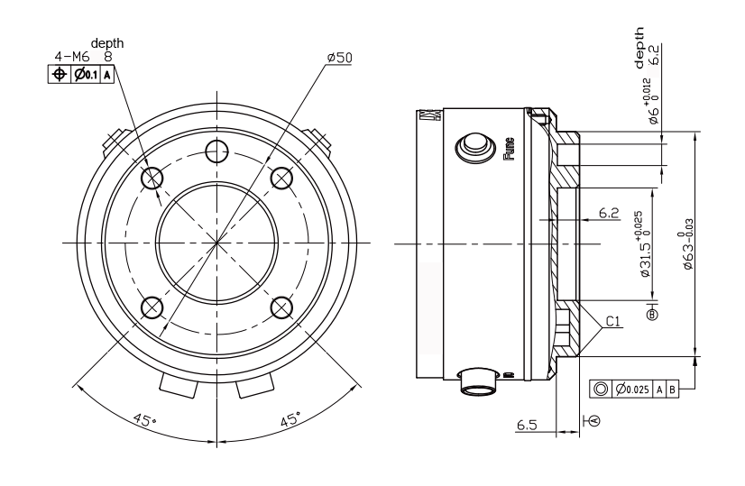 6 kg Nutzlast, 917 mm Reichweite, 6 Achsen, kollaborative Roboterarmabmessungen