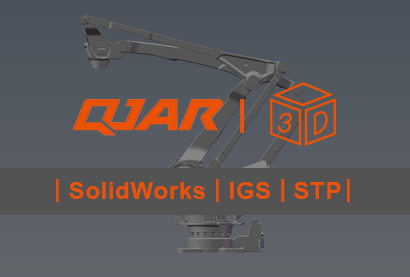 QJAR Series Industrial Robot 3D Drawings