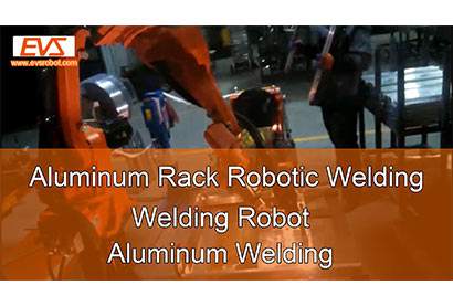 Soudage robotisé sur support en aluminium | Robot de soudage | Soudage de l'aluminium