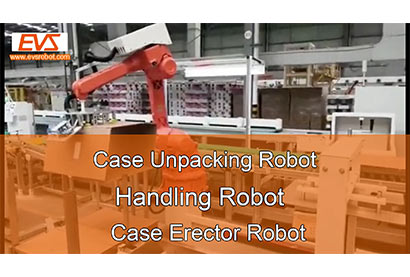 Kartonauspackroboter | Handhabungsroboter | Kartonaufrichter-Roboter