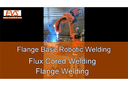 Flange Base Robotic Welding | Flux Cored Welding | Flange Welding