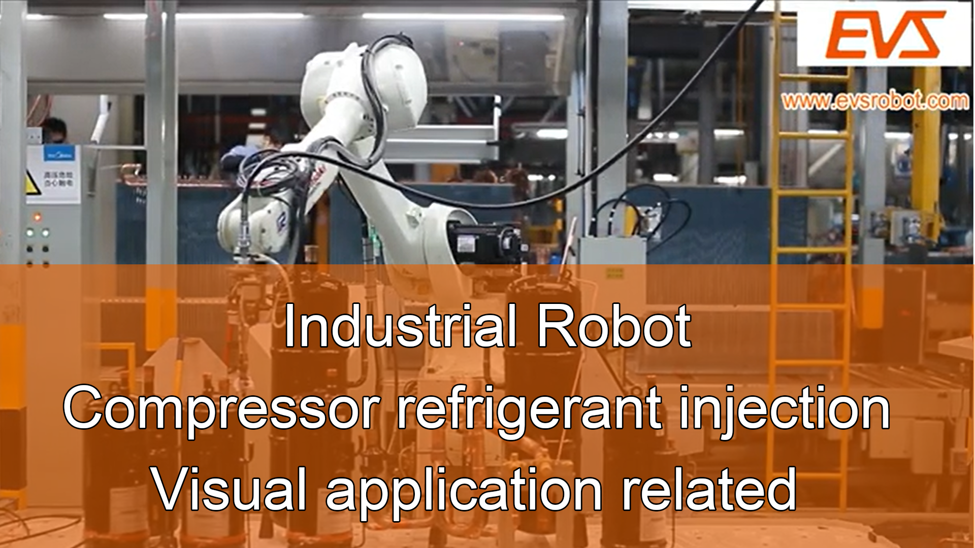 Industrial Robot | Compressor online assembly | Visual application related