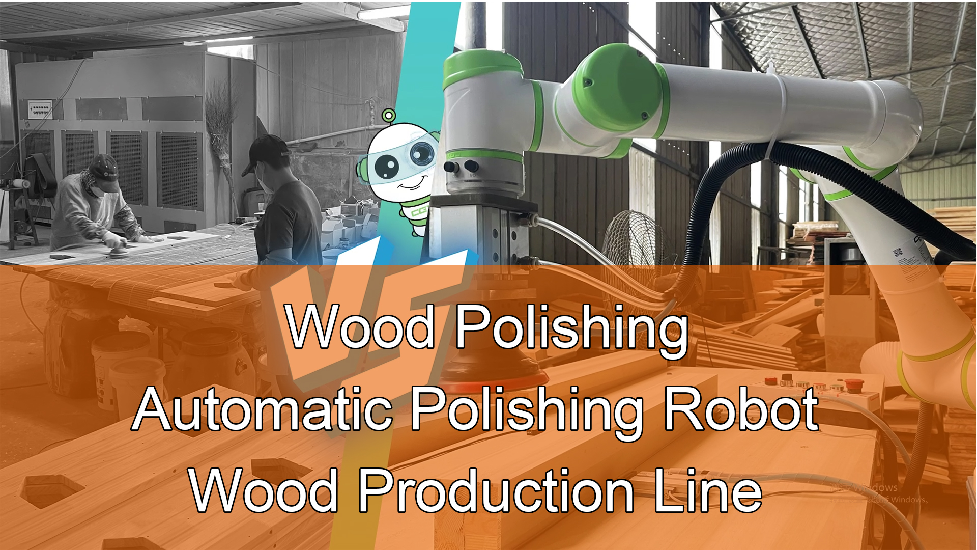 Wood Polishing | Automatic Polishing Robot | Wood Production Line